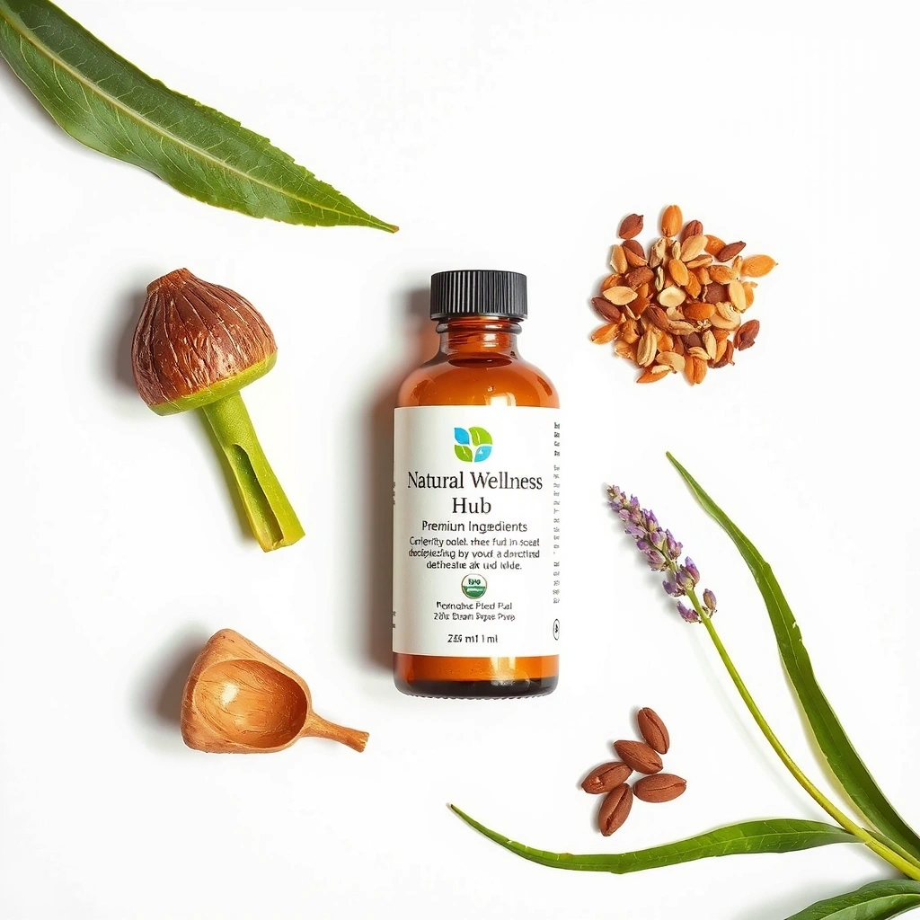 Premium natural ingredients and botanicals in their natural form